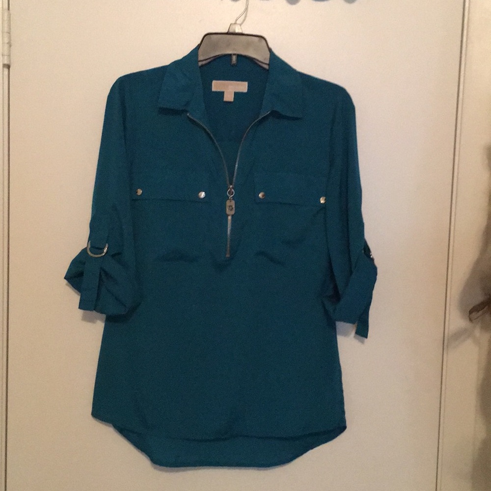 Michael Kors teal shirt
